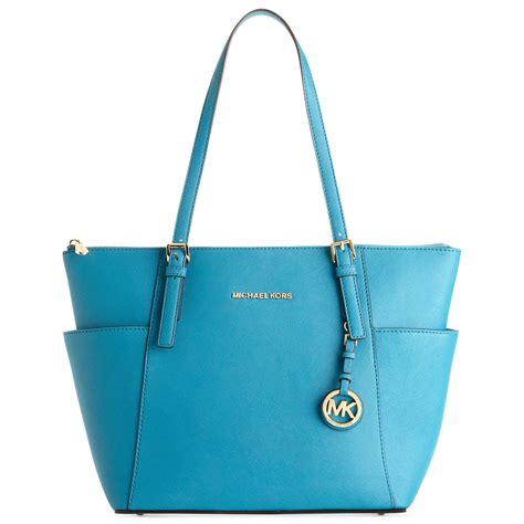 michael kors tasche jet set item blau|MICHAEL KORS Tasche/Wristler/Clutch JET SET TRAVEL blau .